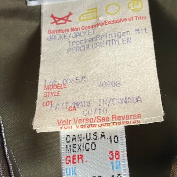 Joseph Ribkoff Metallic Brown Blazer - Picture 5 of 10